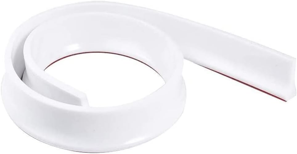 Self Adhesive Shower Barrier Bathroom, 39 Inch Water Stopper Strip Flexible Silicone Water Retaining Strip Collapsible Bendable, for Kitchen Sink