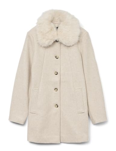 Veste VERO MODA Vmautumn Cozy Jacket Ga Boo pour femme en maille douce coloris beige taille M