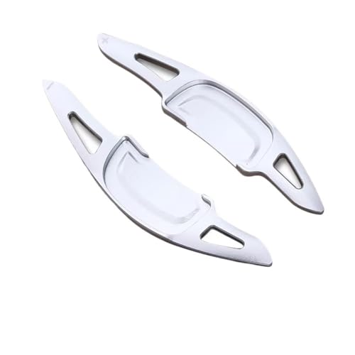 Compatible With Mazda For Axela For CX-30 CX-50 CX-90 2024 �Ԃ̃X�e�A�����O�z�C�[�������V�t�^�[�p�h�� �p�h���V�t�g �G�N�X�e���V����(Silver)