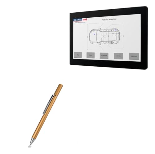 BoxWave Stylus Pen Compatible with Advantech UTC-315I - FineTouch Capacitive Stylus, Super Precise Stylus Pen - Champagne Gold