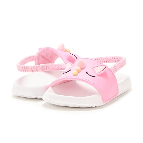 Sandales à enfiler bébés filles anti-perte avec sangle