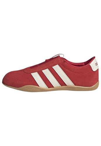 adidas Womens Grand Court Low Slip On Better Scarlet/Off White/Gum 8