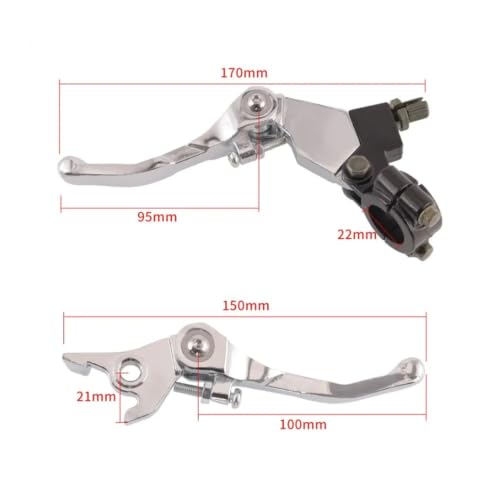 Levier d'embrayage frein 7/8 usiné pour moteur Apollo 110 à 150 pit bike - 4