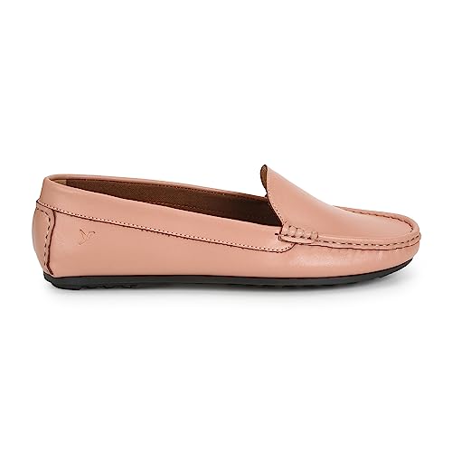 Image of YOHO Bliss Comfortable Slip On Formal Loafer for Women | Stylish Fashion Moccasins Range | Cushioned Footbed Finish | Flexible | Style & All-Purpose | Formal Office Wear Shoe