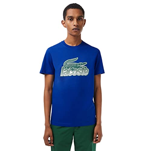 Lacoste Th5070 Maglietta & Turtle Neck Shirt, Cobalto