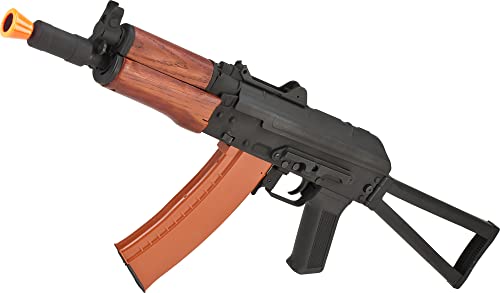 Evike Airsoft - Matrix/CYMA Sport AKS74U AEG Airsoft Rifle w/Real Wood Furniture (Package: Gun Only)