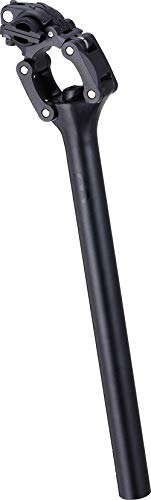 Tige de selle à suspension BBB ComfortPost BSP-41 noire en aluminium pour vélo de route