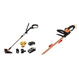 Worx GT Revolution 20V 12" String Trimmer/Edger/Mini-Mower (WG170.2) and WORX 20V 22" Cordless Hedge Trimmer (WG261.9)