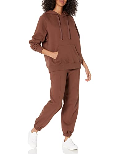 The Drop Renee, Felpa Ampia con Cappuccio in Pile