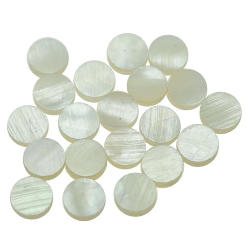 ROZILO 20pcs 4x2mm Natural White Mother of Pearl Shell Inlay Fingerboard Fretboard Dots For Guitar Bass Ukulele