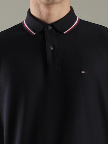 Image of Tommy Hilfiger Men Polo Cotton Regular Fit Shirt