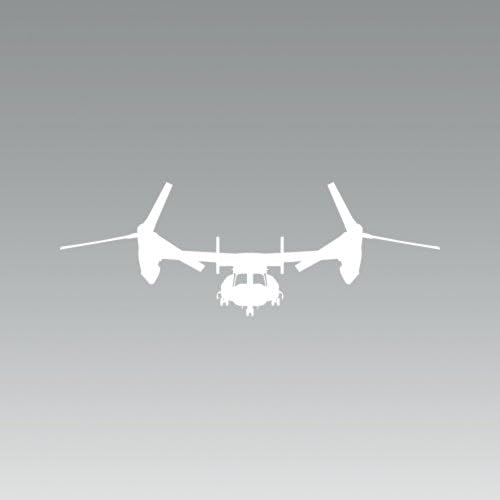 Wiyuam (2X) V-22 Osprey - Sticker - Decal - Die Cut - Self Adhesive.