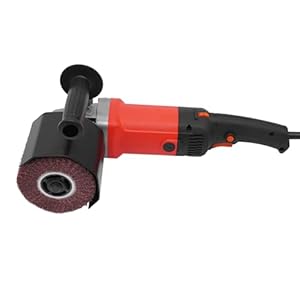 vinnyooc 1400 W Satiniermaschine Holz, Bürstenschleifer Schleifmaschine, Winkelschleifer Polieren Walzenschleif, Multifunktionsschleifer Polierwerkzeug