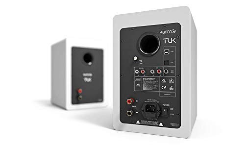 Enceintes actives Hifi Bluetooth Kanto TUK Blanc mat Vendues par paire - Les Beatles, Paul McCartney, John Lennon, RIngo Starr, George Harrison Enceintes actives Hifi Bluetooth Kanto TUK Blanc mat Vendues par paire – Image 4
