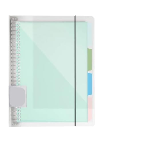 Carnet de notes B5 à feuilles mobiles rechargeable lot de 3 agendas scolaires blancs