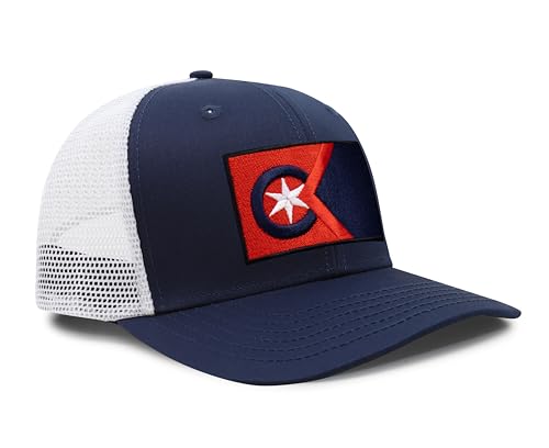 Image of International Tie City Hat for Men and Women, Adjustable Snapback Trucker Baseball Cap with Embroidered Patch