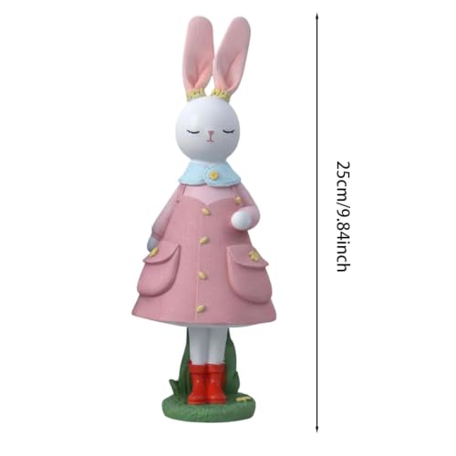 Petite statue de Pâques en résine pour étagère et bureau - 6