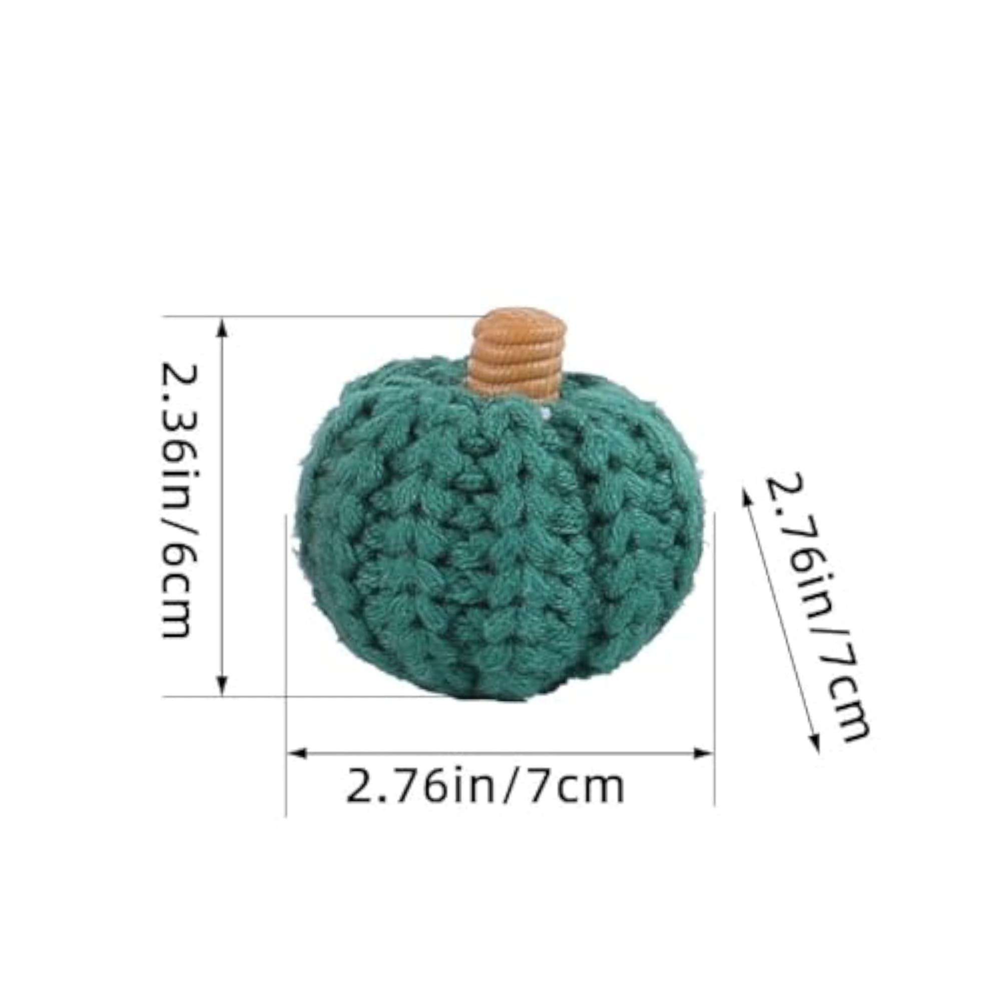 Artificial Pumpkin Ornament for Garden Wedding Decor, Green