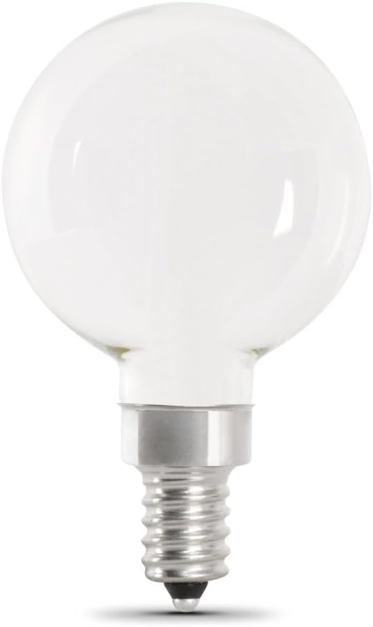 Feit Electric 60W G16.5 E12 5000K Dimmable Led Bulb 2Pk