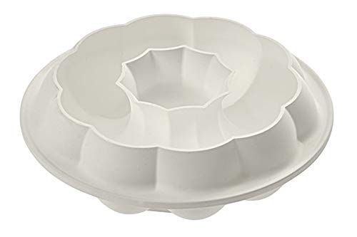 SilikomartSilicone Cake Mould Modern Moments, Non-Stick, Pack of 1 Cake Mould, 3D Design, Ø160 mm h 60 mm, Made in Italy