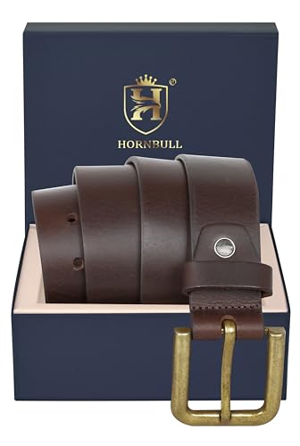 Image of HORNBULL Mens Alane Leather Belt | Casual Leather Belt for Men