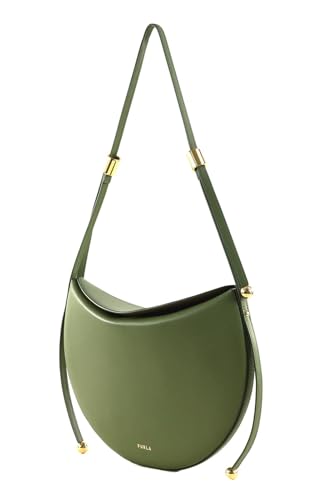 Bolso bandolera Furla Moonstone de piel verde premium 2