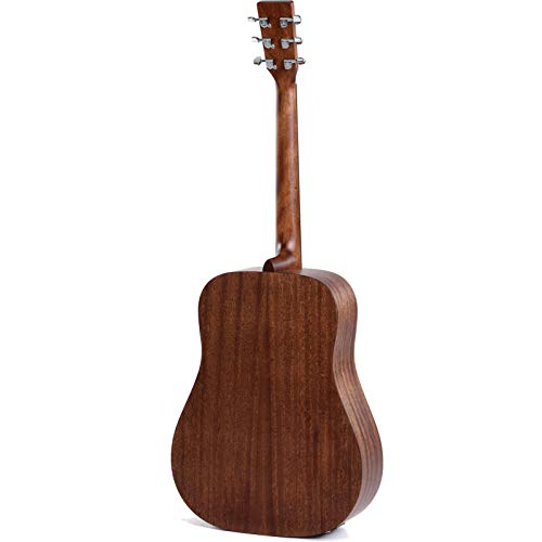 Sigma DMEL – Guitare électro-acoustique Dreadnought gaucher – Naturel satiné - Les Beatles, Paul McCartney, John Lennon, RIngo Starr, George Harrison Sigma DMEL - Guitare électro-acoustique Dreadnought gaucher - Naturel satiné – Image 3