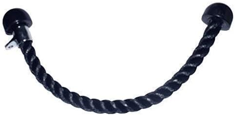 Miniatura 5 de Accesorios para cable de cuerda de tríceps, accesorios para máquina de cables para gimnasio en casa, cuerda de tríceps de 27 pulgadas para fijación