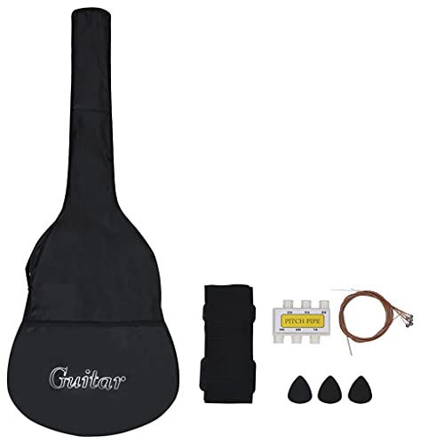Wakects Guitare acoustique en bois exquise pour les voyageurs musiciens pour enfants - Les Beatles, Paul McCartney, John Lennon, RIngo Starr, George Harrison Wakects Guitare acoustique en bois exquise pour les voyageurs musiciens pour enfants – Image 3