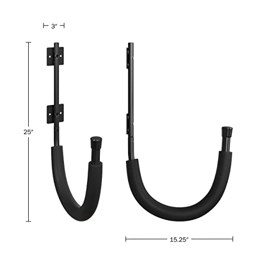 Rad Sportz 2-Pack Of Kayak Storage Hook Sets - Kayak Wall Mount Hangers With 100Lb Capacity Per Pair For Paddleboards, Surfboards, Or Snowboards #TOP1