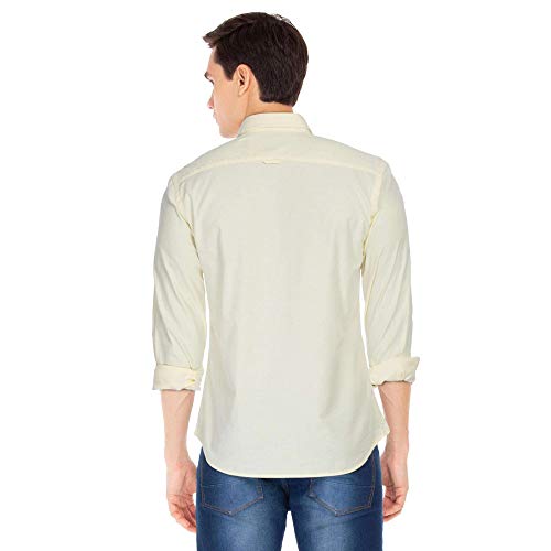 Image of Indian Terrain Mens Slub Casual Shirt