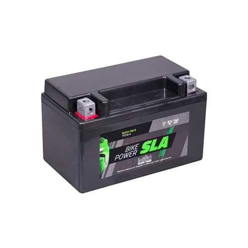 intAct - AGM MOTORRADBATTERIE | Batterie für Roller, Motorrad, Quad. Wartungsfreier & auslaufsicherer Akku | SLA12-10Z-S, CTZ10-S, 12V Batterie, 8,5 AH (c20), 140 A (EN) | Maße: 150x87x94mm