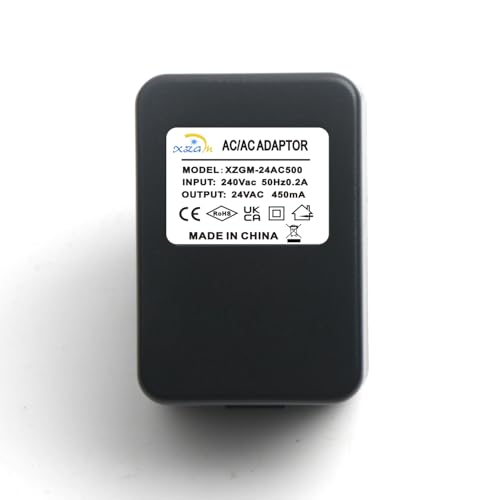 Image of Safety Isolating Transformer, 240V to 24V, 450mA, 10.8VA, for twig lights,Christmas lights Power Adapter