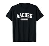 Dieses klassische Aachen Deutschland Shirt verfügt über ein traditionelles abgenutztes College University Style athletisches Sportdesign, das perfekt ist, um Ihren deutschen Stolz zu zeigen. Ein tolles Geschenk für alle, die lieben und stolz sind von Aachen.