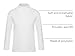 Yhong Kids Boys Girls Turtleneck Thermal Underwear Tops Basic Solid Color Long Sleeves Cotton T-Shirts Undershirts White 5-6 Years