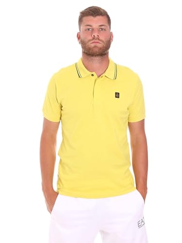 Polo RefrigiWear Jaune haut de gamme coupe droite Rm0t24000px9032