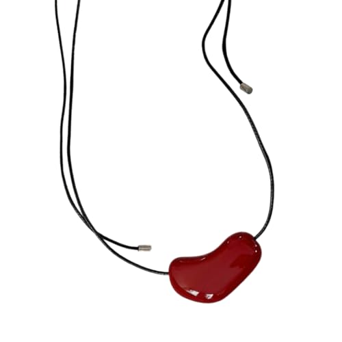 MHADBKH Elegant Love Heart Collar Necklace Sturdy Resin Fashion Jewelry Accessory Portable for Women Stylish Outfits Use