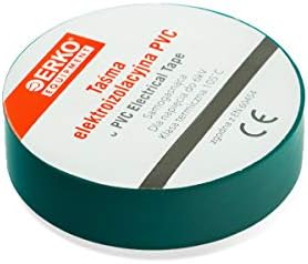 Erko Insulation Tape, 15 mm x 10 m, White, Pack of 10, for Electrical Wires, High Flexibility and Adhesive Strength - Insulation Tape, Sealing Tape