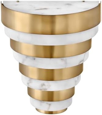 Hinkley Echelon Medium Led Sconce, Heritage Brass