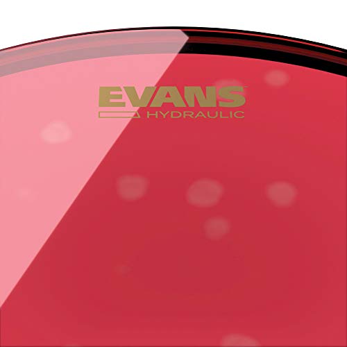 Evans Bass Drum Heads - Hydraulic Red Bass Drumhead - BD22HR - 22 Inch by Evans - Used condition - Image 2
