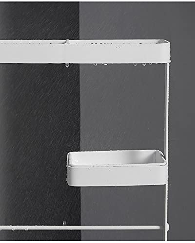 Porte-parapluies multi-usages blanc avec bac d'égouttage