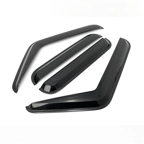 Déflecteur vitre latérale pour Jeep Wrangler JL visière fenêtre ABS noir