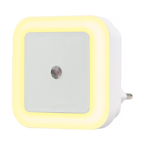 ingoodtle Veilleuse Prise Électrique avec Détecteur de Mouvement Veilleuse Lampe LED de Automatique Nuit Blanche Chaude 2700K pour Les Enfants, Salle de Bains, Chambre à Coucher, Cuisines, Salons