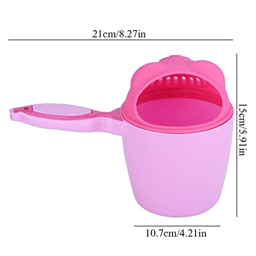 Image of Shampoo Pouring Cup, Shampoo Rinse Cup Waterfall Rinser Bath Kid Wash Hair Bathing Flusher ()
