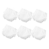 FIXOSHEE Lot de 6 sous-Vêtements Réutilisables pour Poupées 10 Pouces Accessoires de Poupé...