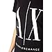 Armani Exchange Women's Icon Logo Boyfriend Tee, Black, X-Small