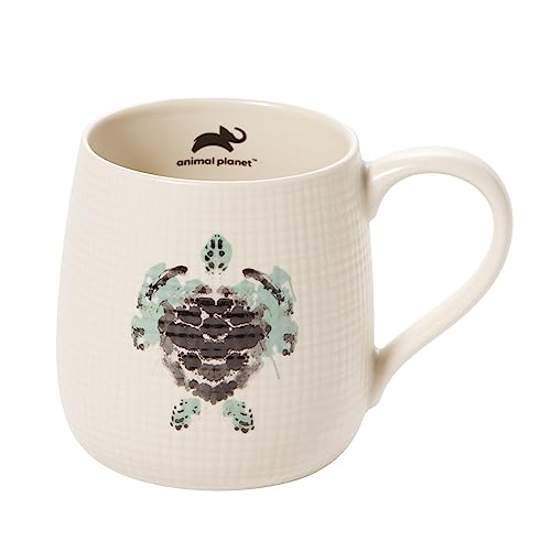 Taza de café Tropical Sea Turtle Animal Planet 16 oz miniatura 1