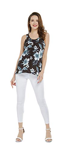 Image of Hawaii Hangover Family Matching Hawaiian Clothes, Midnight Bloom | Family matching Hawaiian outfits, Midnight Bloom, lightweight rayon, machine washable, tropical floral print, luaus, cruises
