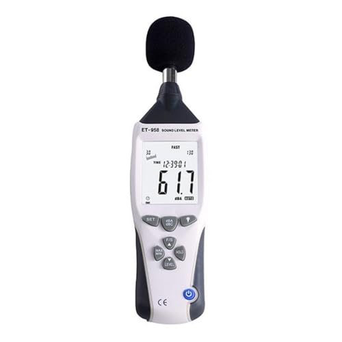データロガー付きサウンドレベルメーターUSBインターフェースおよび自動LCDバックライト付きノイズdBデシベルテスター