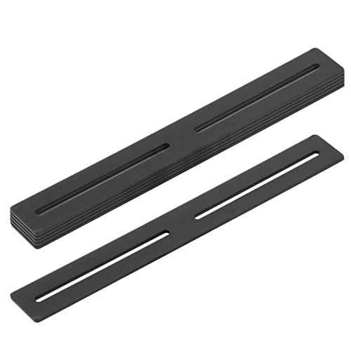 eoere 6 PCS Adjustable Flat Mending Plate, Straight Straps Bracket Slotted Hole for 1/4" Bolt, 14-1/4" x 1-5/8", Thickness 1/8"
